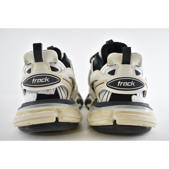 Balenciaga Track Sneaker Black White Distress Worn Out Platform Flat Trainer 38 - Picture 7 of 8